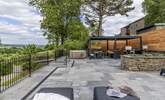 Relax on one of the sun loungers and take in those wonderful countryside views. - Thumbnail Image