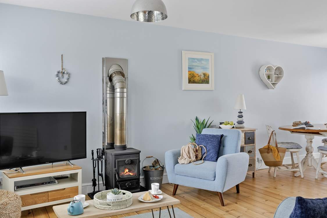 On those chillier mornings let the wood-burner take the strain.