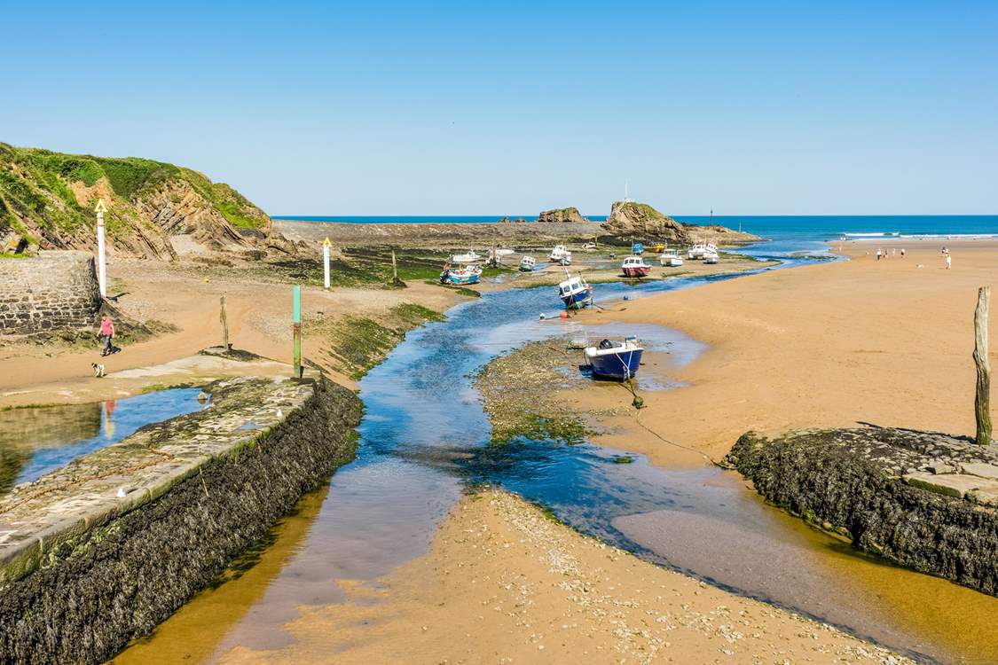 Follow the water to discover the gorgeous beach at Bude.
