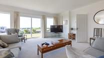 Very spacious living area, great for a catch up with friends.
