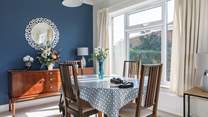 An elegant space for dining in with dear ones.