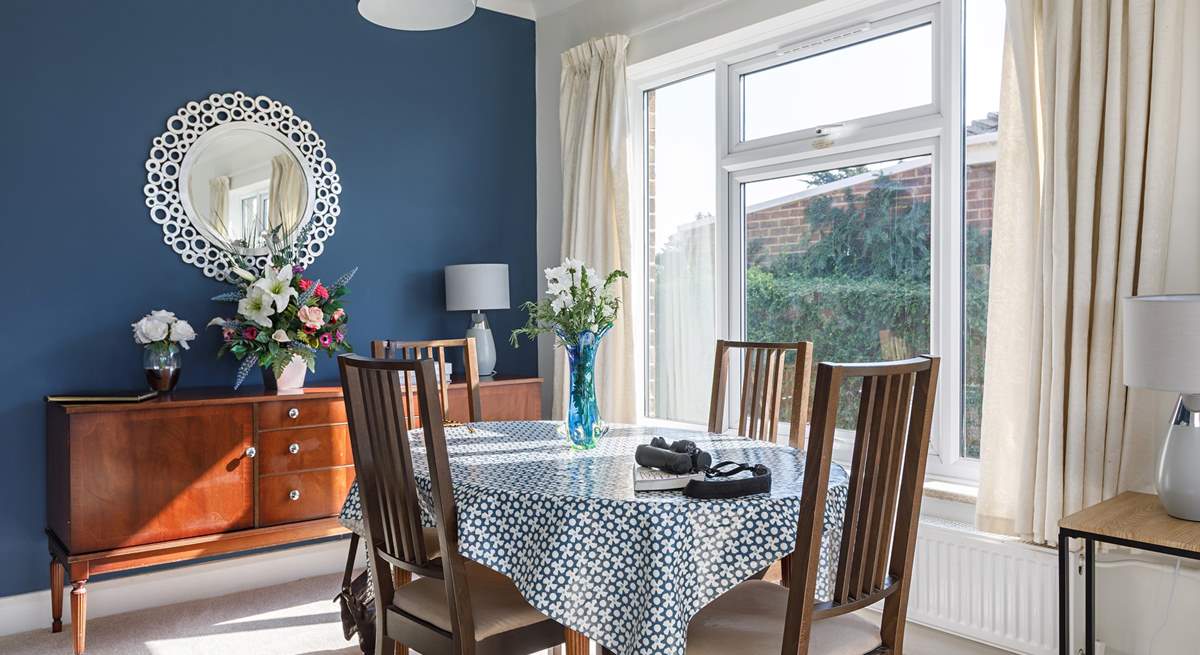 An elegant space for dining in with dear ones.