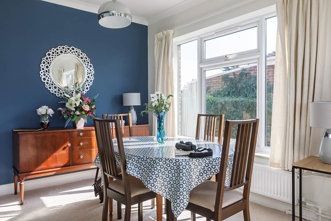 An elegant space for dining in with dear ones.