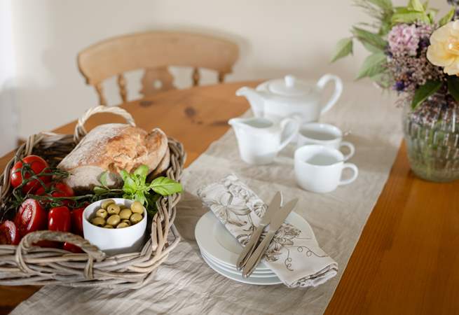 There's lots of lovely local produce in Yorkshire. 