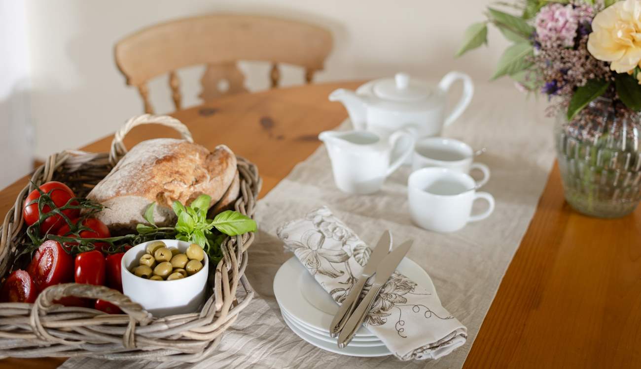 There's lots of lovely local produce in Yorkshire. 