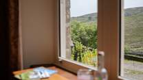 Watch the light change throughout the day from the sitting-room windows. 