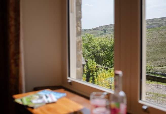 Watch the light change throughout the day from the sitting-room windows. 