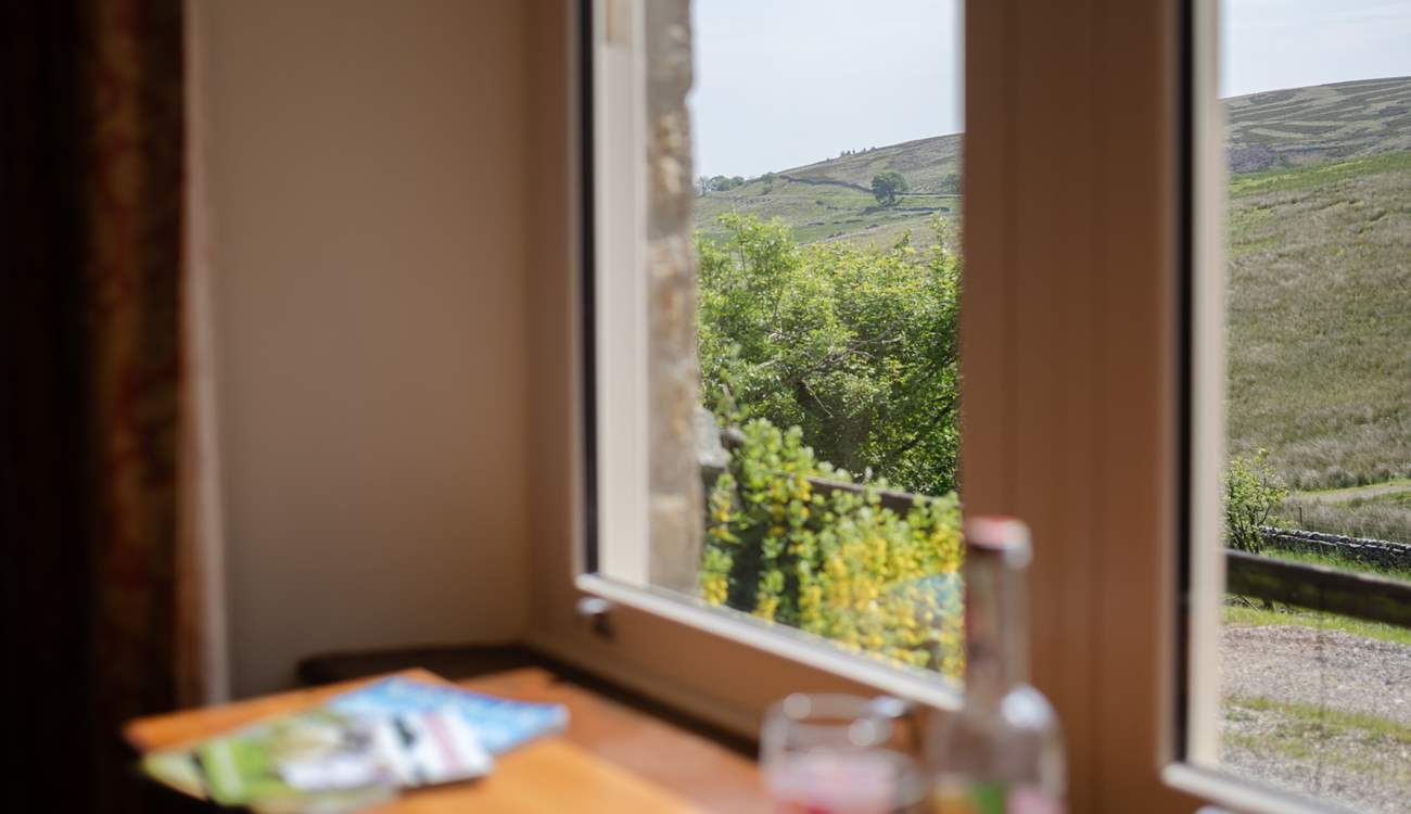 Watch the light change throughout the day from the sitting-room windows. 