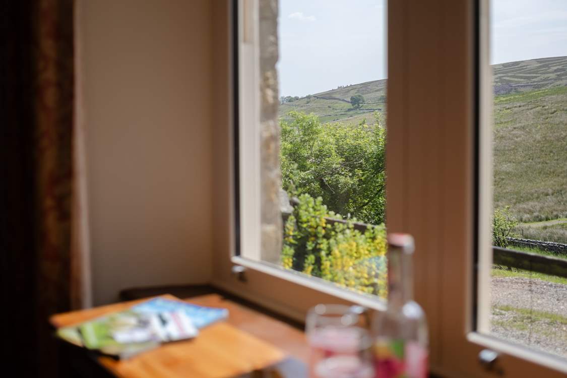 Watch the light change throughout the day from the sitting-room windows.