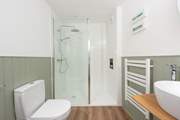 The large shower will set you up for the day ahead.