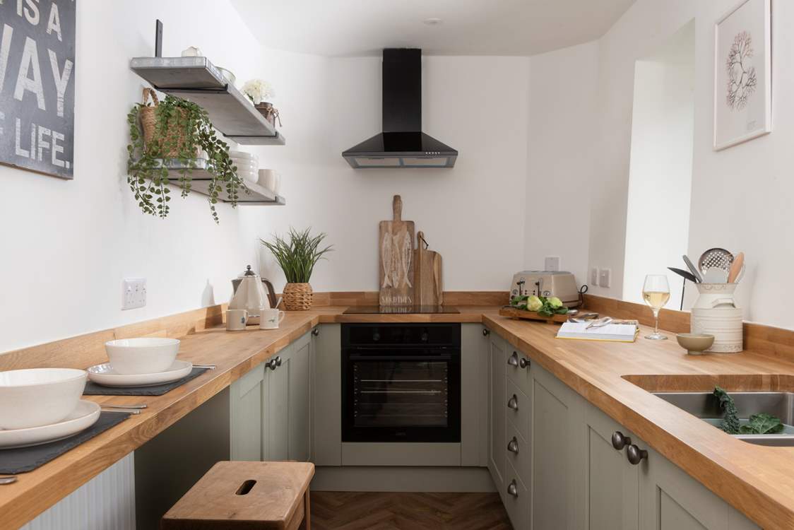 Rustle up holiday meals in the gorgeous kitchen.
