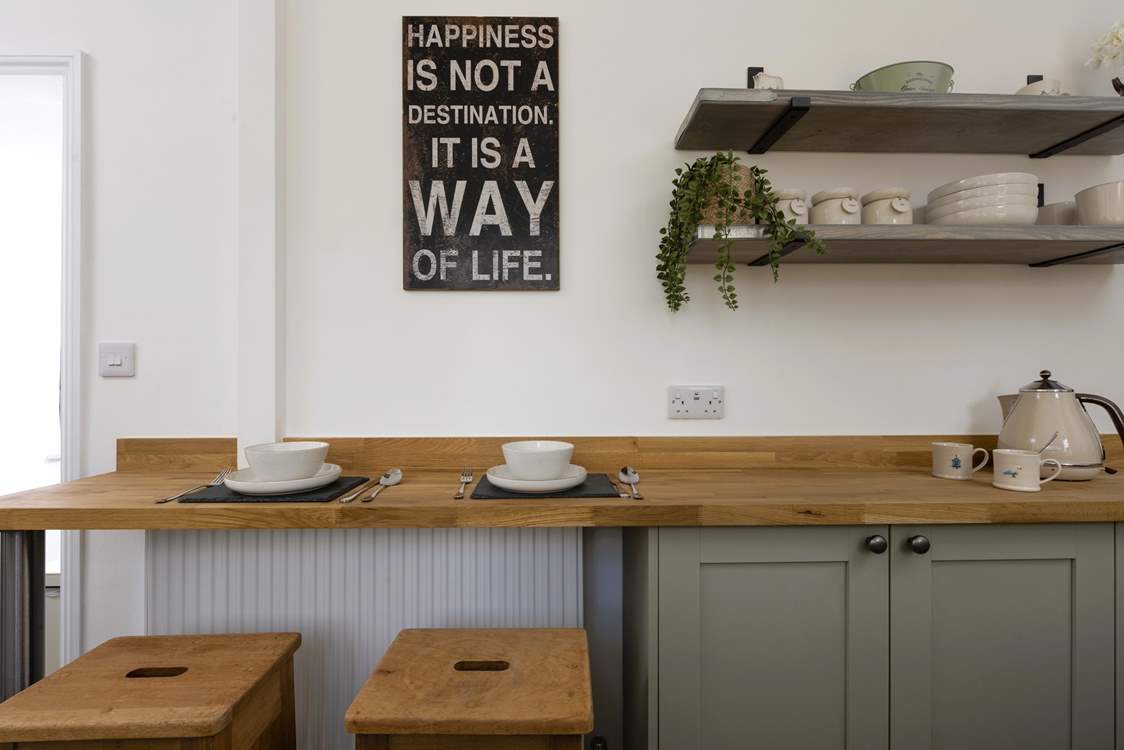 Pitch up at the breakfast-bar for holiday breakfasts.