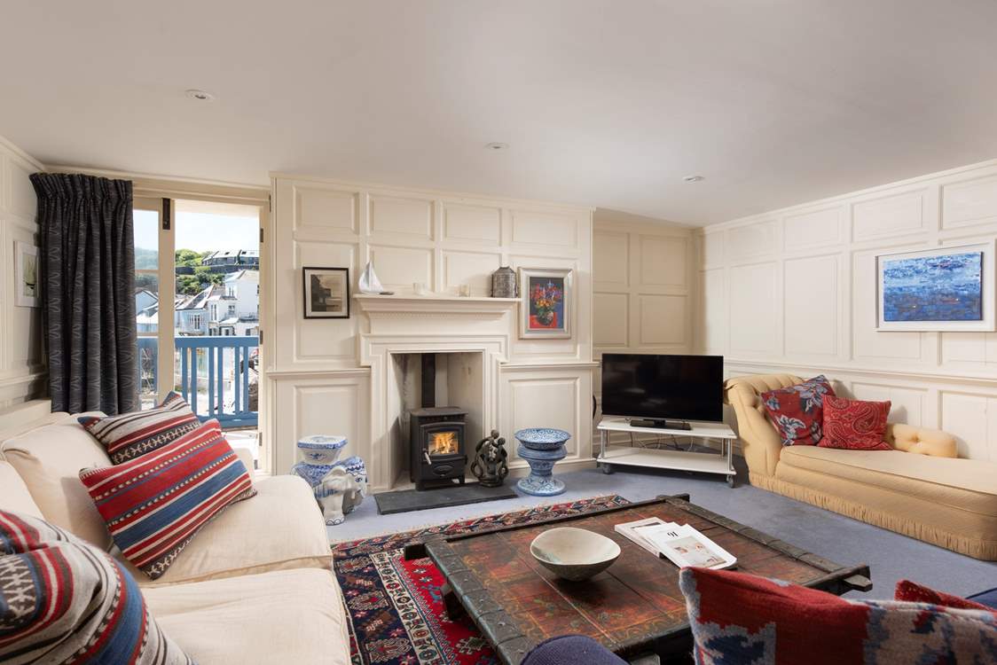 On chillier evenings fire up the wood-burner.