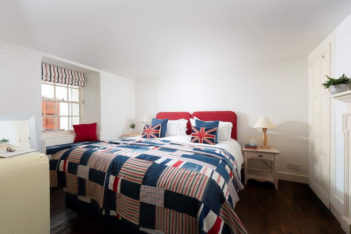 Bedroom 1, set on the ground floor, can be set up as twin beds or a super-king double, you simply have to decide.