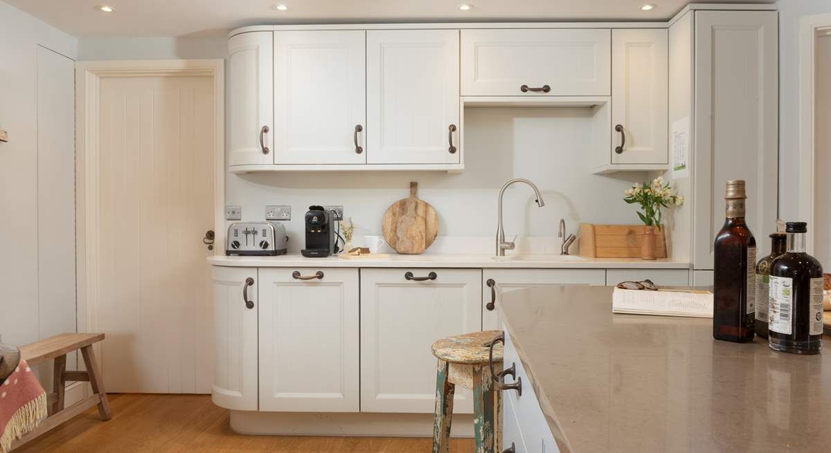 The kitchen/dining-room is sure to become the heart of the home during your stay at Island Cottage.