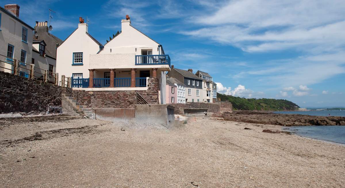 Island Cottage really is on the beach!