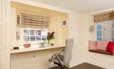 Should you need to catch up on some work whilst you are away, a desk in the entrance hall will do quite nicely. - Thumbnail Image