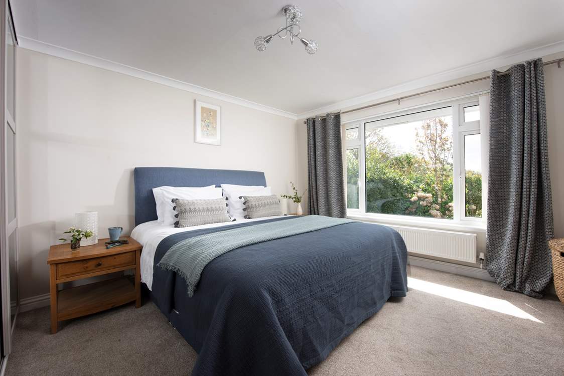 Set on the ground floor, a comfy super-king bed awaits in bedroom 1.