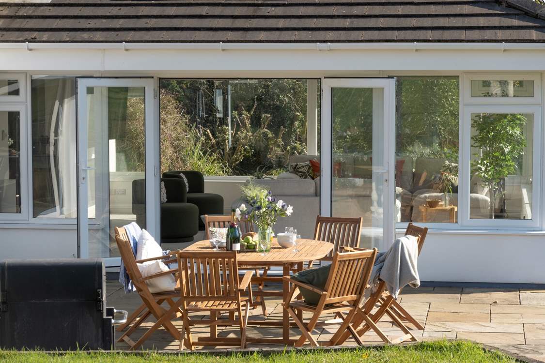 On balmy summer evenings fire up the barbecue.