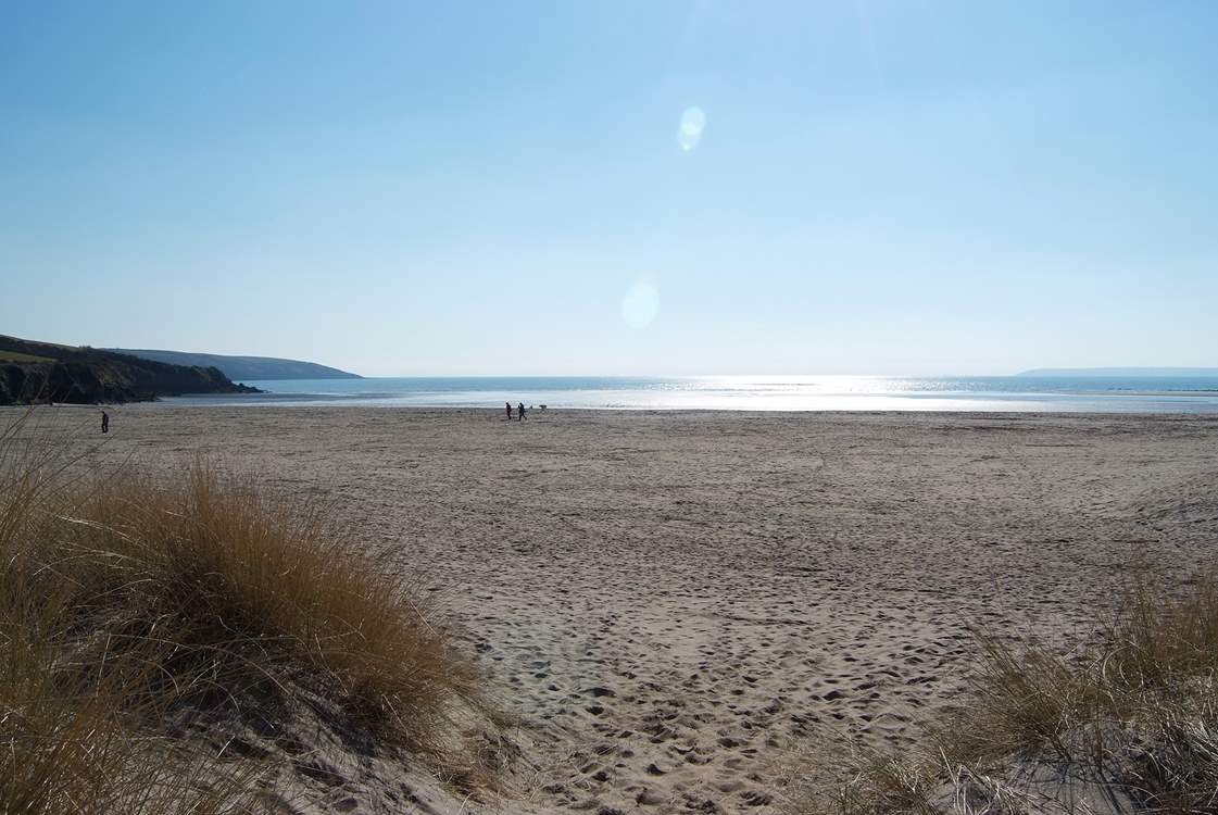 There's a great choice of sheltered bays with calm waters along the south coast.