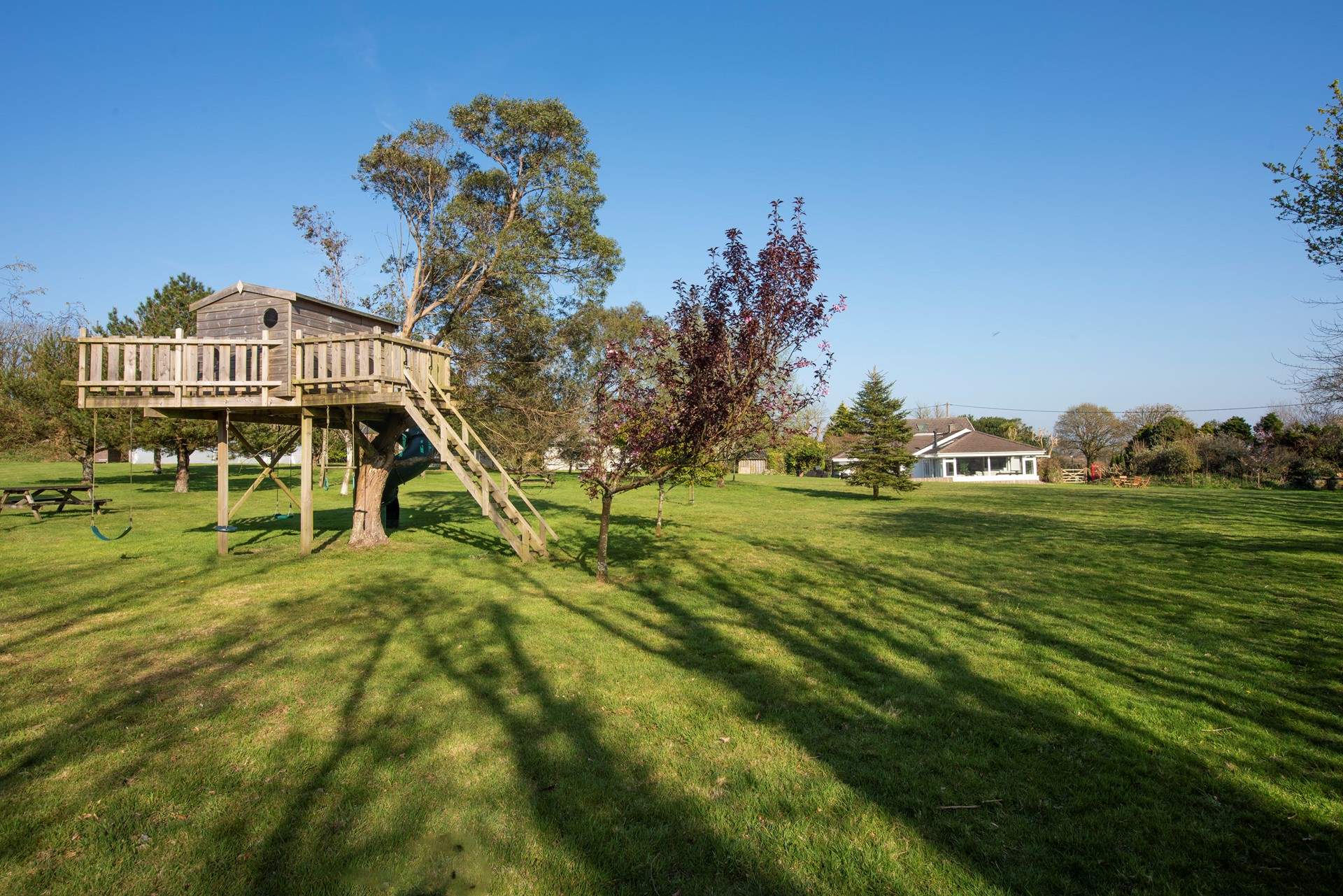 Younger members will have such fun on the play equipment.