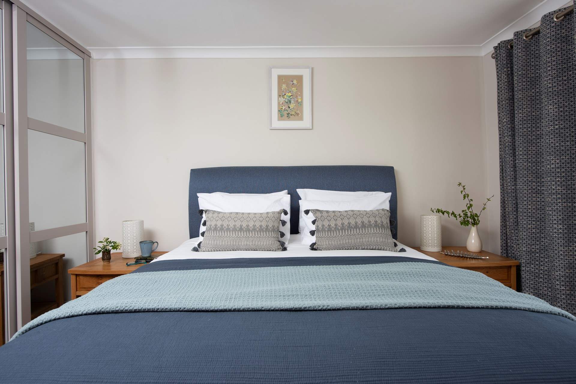 Time for bed and a huge super-king awaits in bedroom 1.