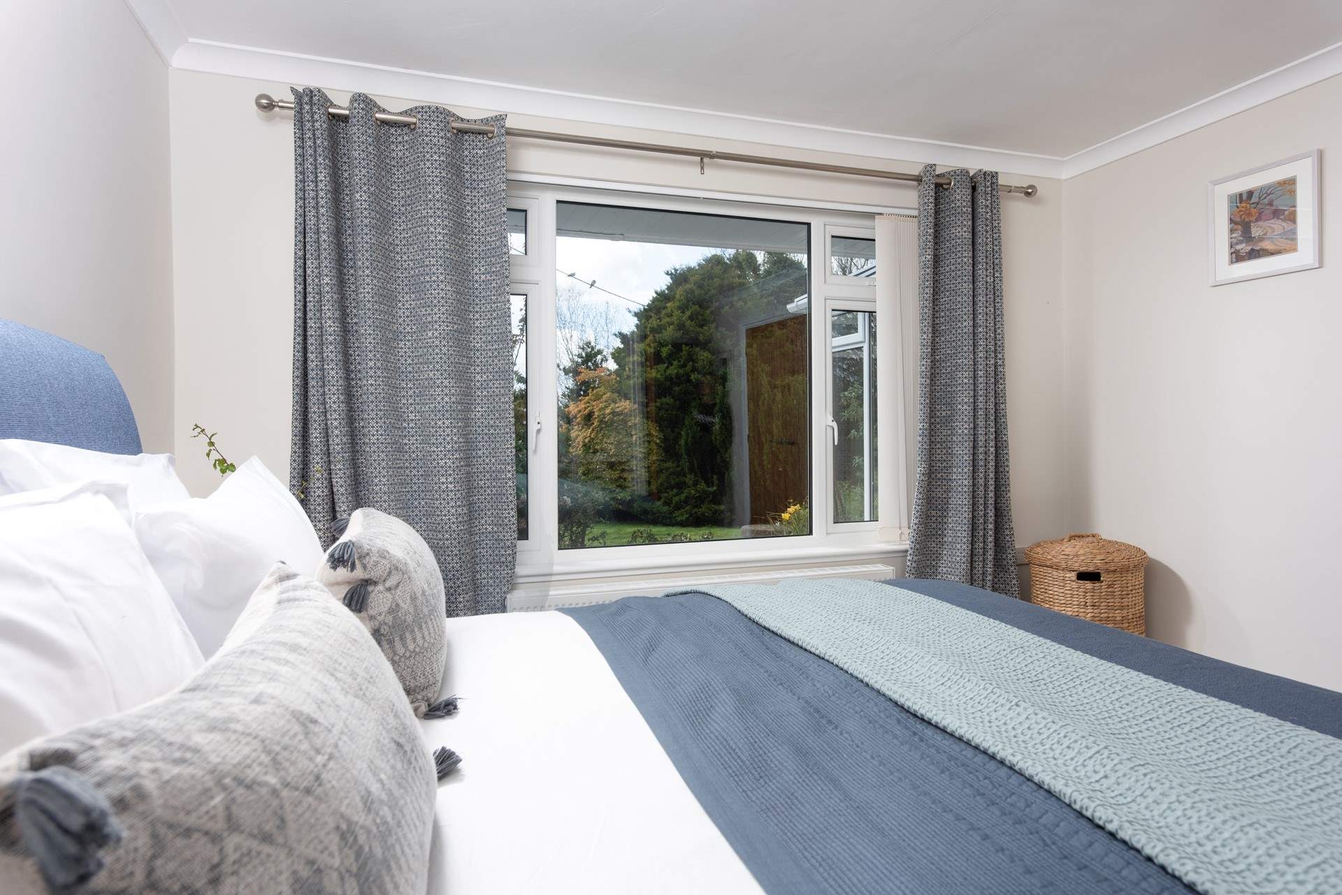 Set at the front of the house, with views over the front garden.