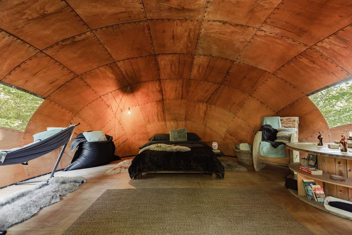Enjoy the relaxed, open-plan interior.
