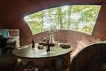 Soak up breathtaking views from your truffle. 