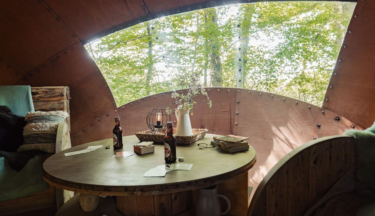 Soak up breathtaking views from your truffle. 