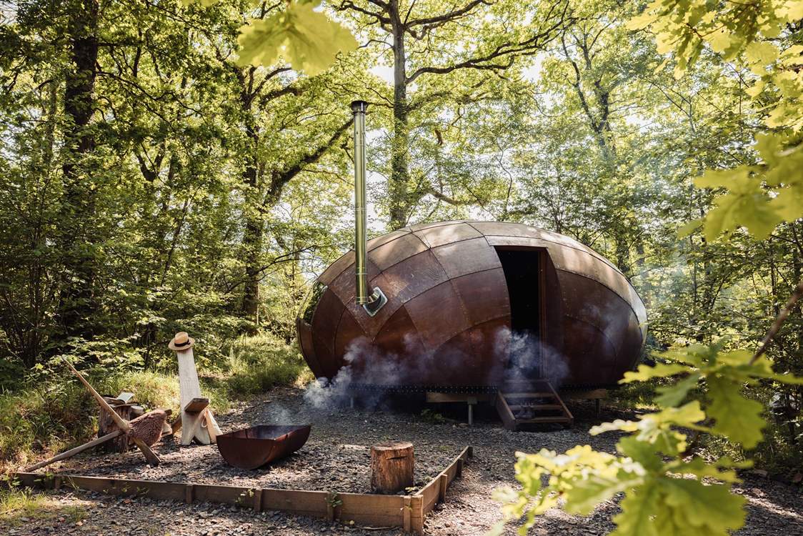 A restorative woodland retreat awaits.