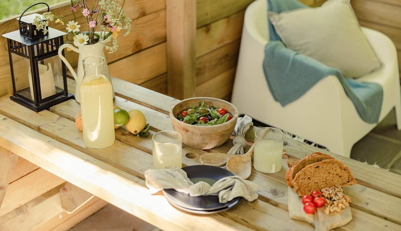 A taste of summer in your woodland kitchen. 