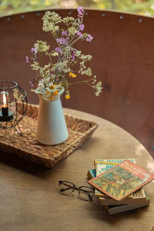 Spend hours lost in pages in your peaceful haven.