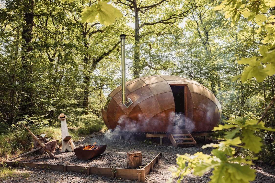 A restorative woodland retreat awaits.