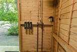 Enjoy a rainfall shower and Faith in Nature products.