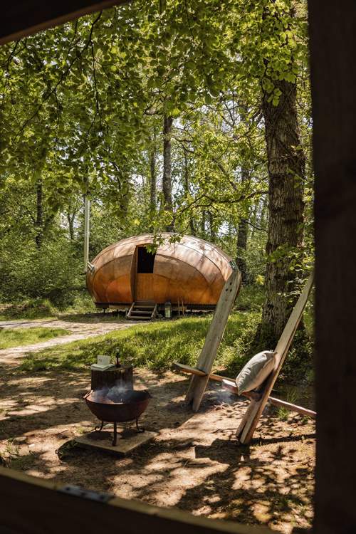 A dream cabin in the woods.