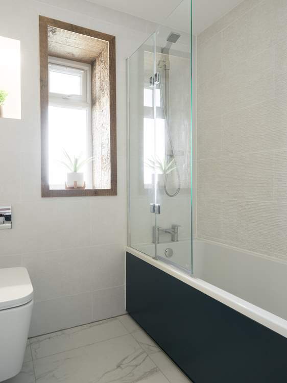 The family bathroom has been fully refurbished and styled gorgeously.