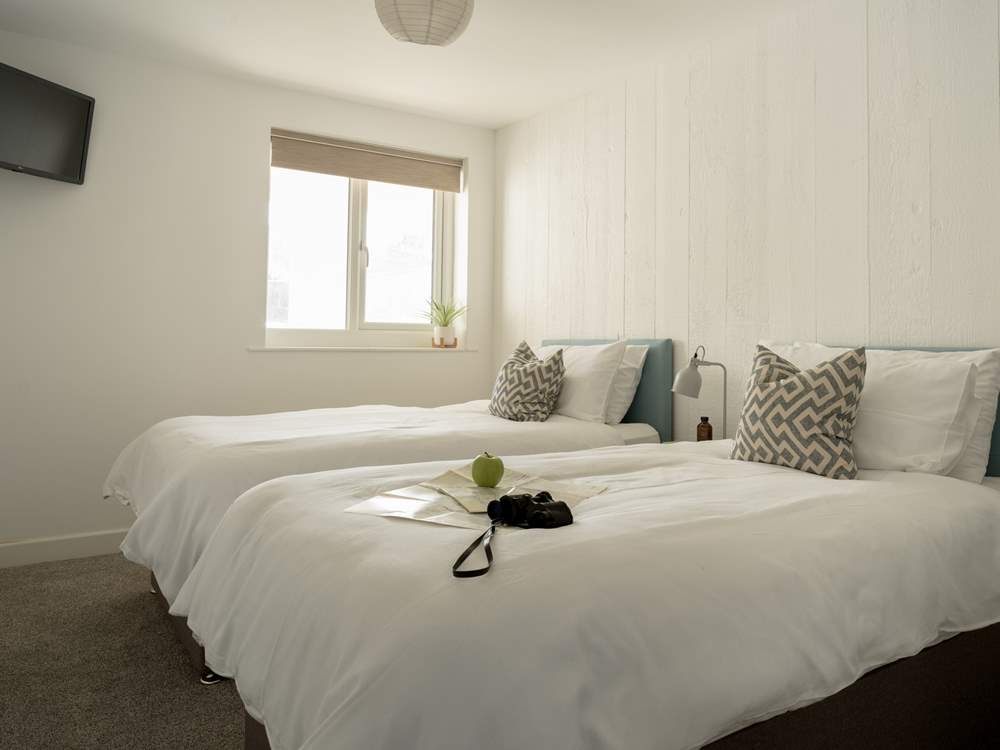 Bedroom 3 is a generous twin.