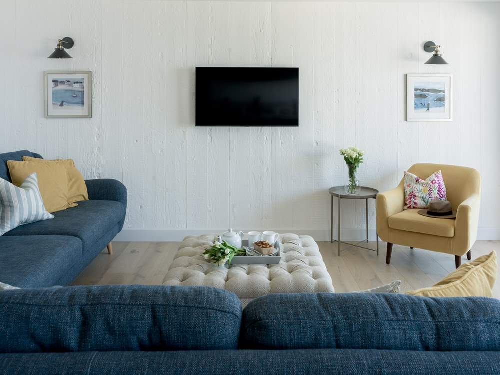 Sit back and enjoy a film after a day of body boarding.