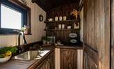 The kitchen has everything you need for your getaway to nature. - Thumbnail Image