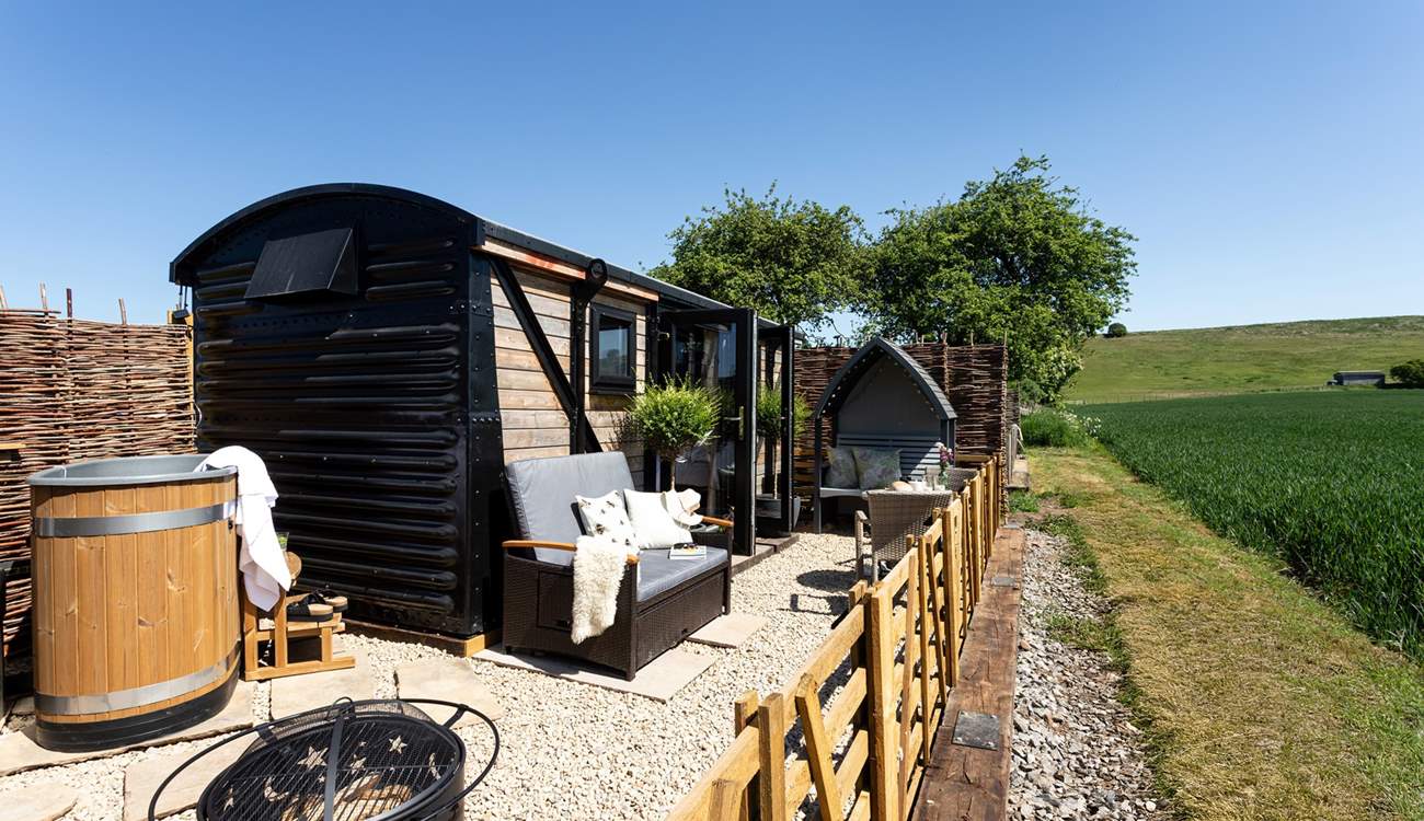 Say hello to Albie's Freight Train, a reclaimed railway carriage in the heart of North Yorkshire. 