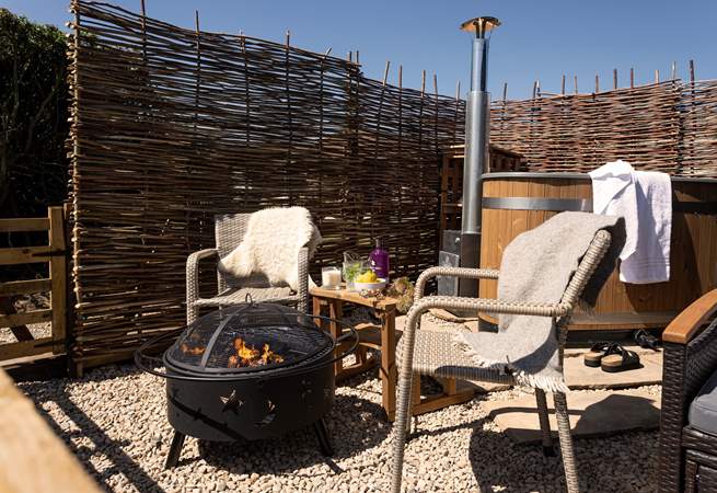 Cosy fireside moments await. 