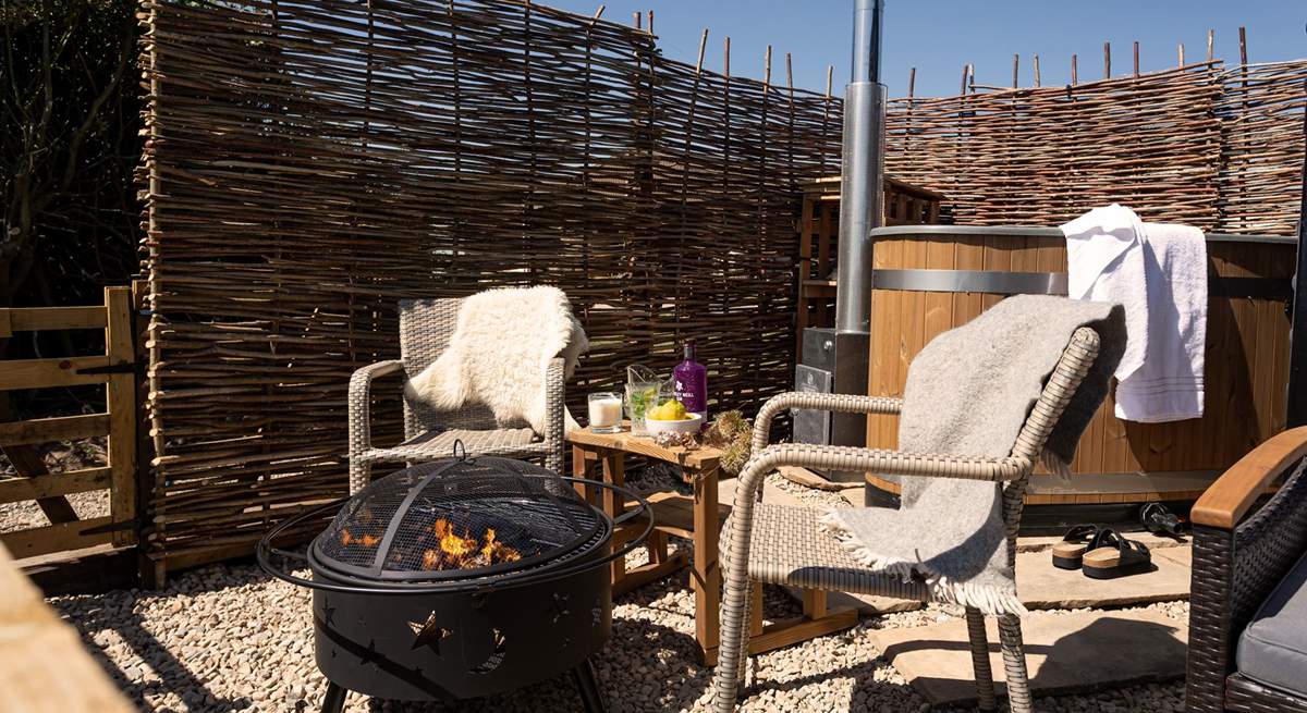 Cosy fireside moments await. 