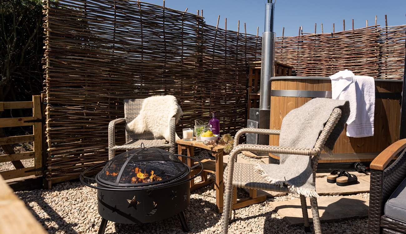 Cosy fireside moments await. 