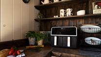 Including a double air fryer! 