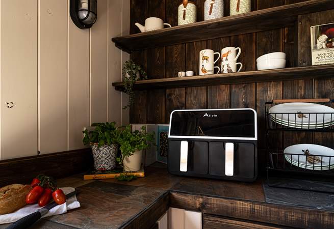 Including a double air fryer! 