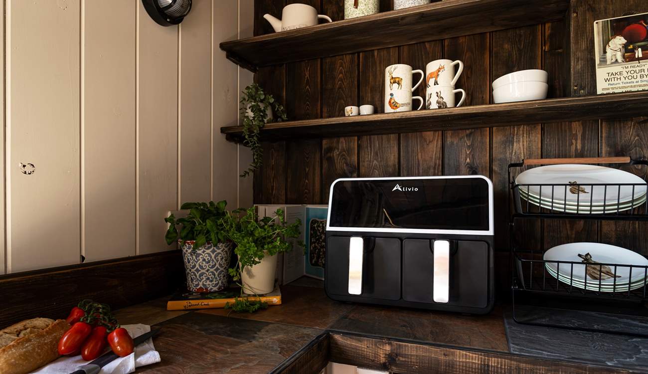 Including a double air fryer! 