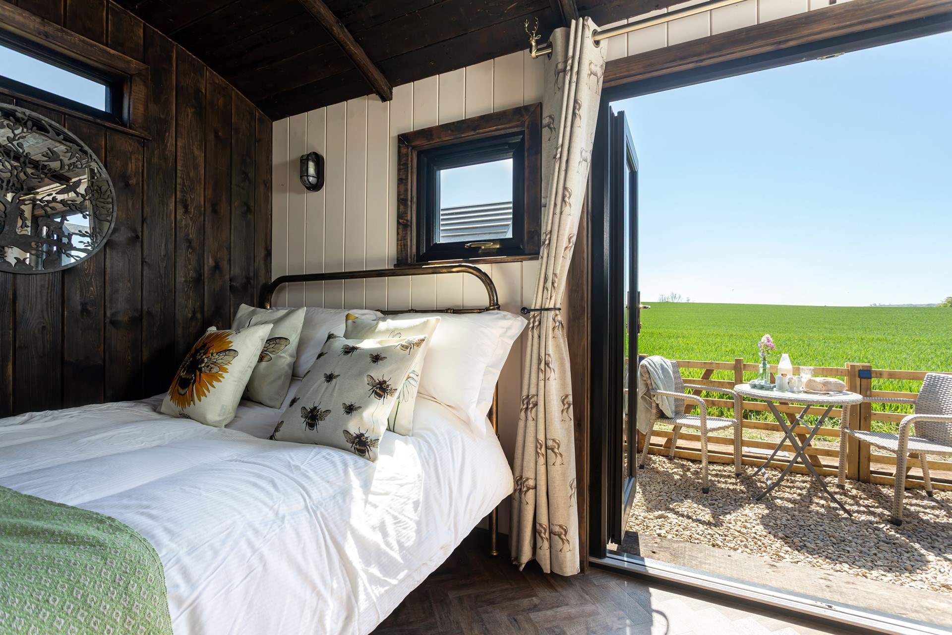 Enjoy slow mornings snuggled in bed, followed by fresh coffee in the sunshine. 