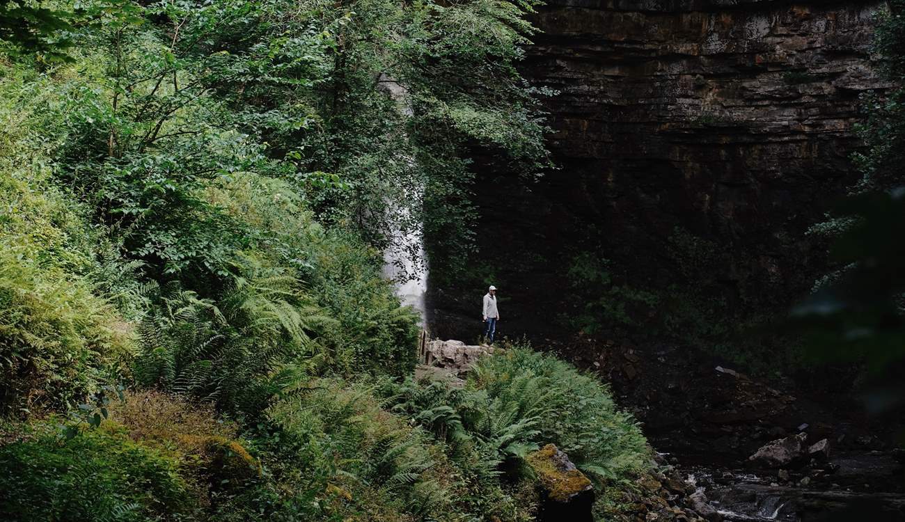 In under an hour, you can find Hardraw Force, England's largest single-drop waterfall. 