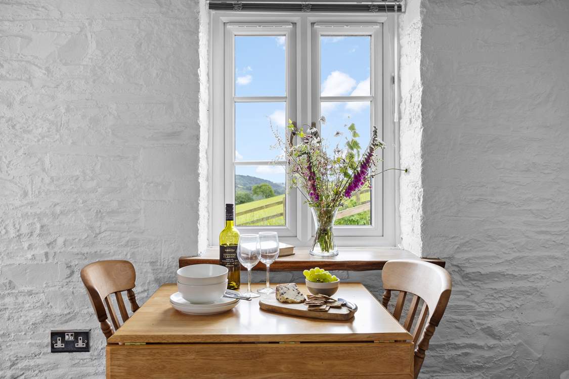 If you want a table with a view, you can book this one every night of your stay!
